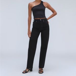 Like New Everlane The Way High Jean Organic Cotton Black Size 27